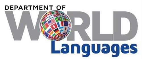 World Languages title page with globe and flags of the world 