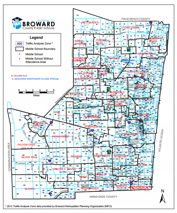 Middle School Boundaries 