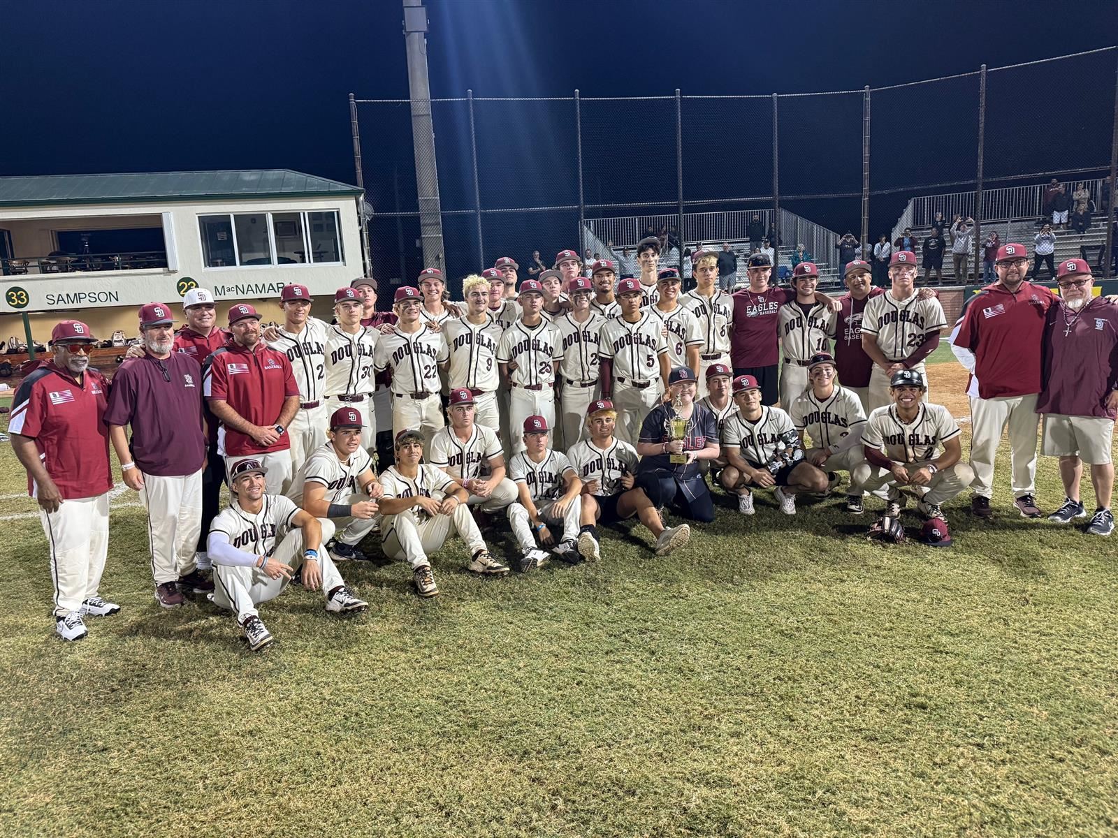 Wildroudt leads Douglas past West Broward in BCAA baseball final