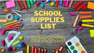  supply list