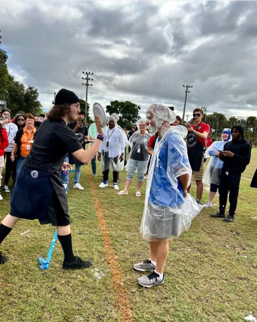 Action image of Pie-A-Teacher