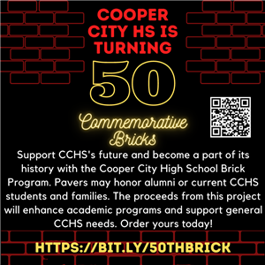 Alumni BRICK Sales. Support CCHS’s future and become a part of its history with the Cooper City High School Brick Program.