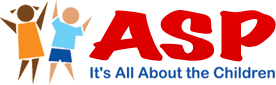 After School Program logo with two children raising their hands 