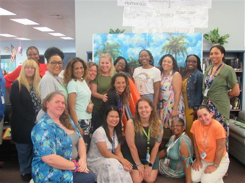 picture of our ela and reading departments