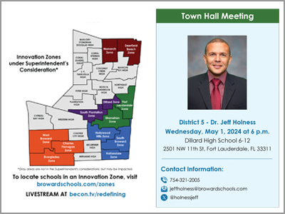   District 5 - Dr. Jeff Holness Community Conversations townhall meeting