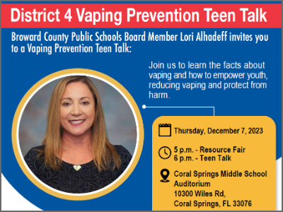  District 4 - Chair Lori Alhadeff