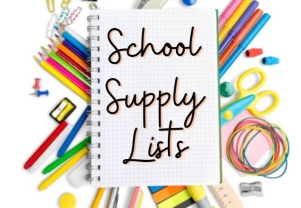 2023-2024 School Supply List