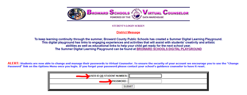 Student VC login 