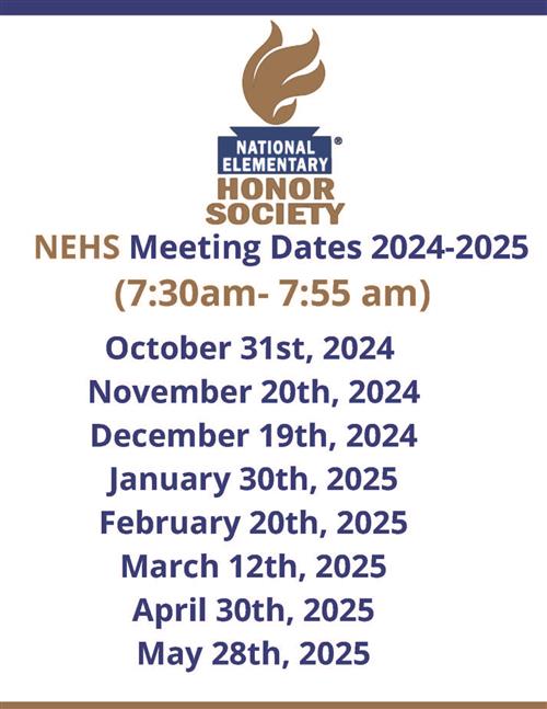 NEHS meeting