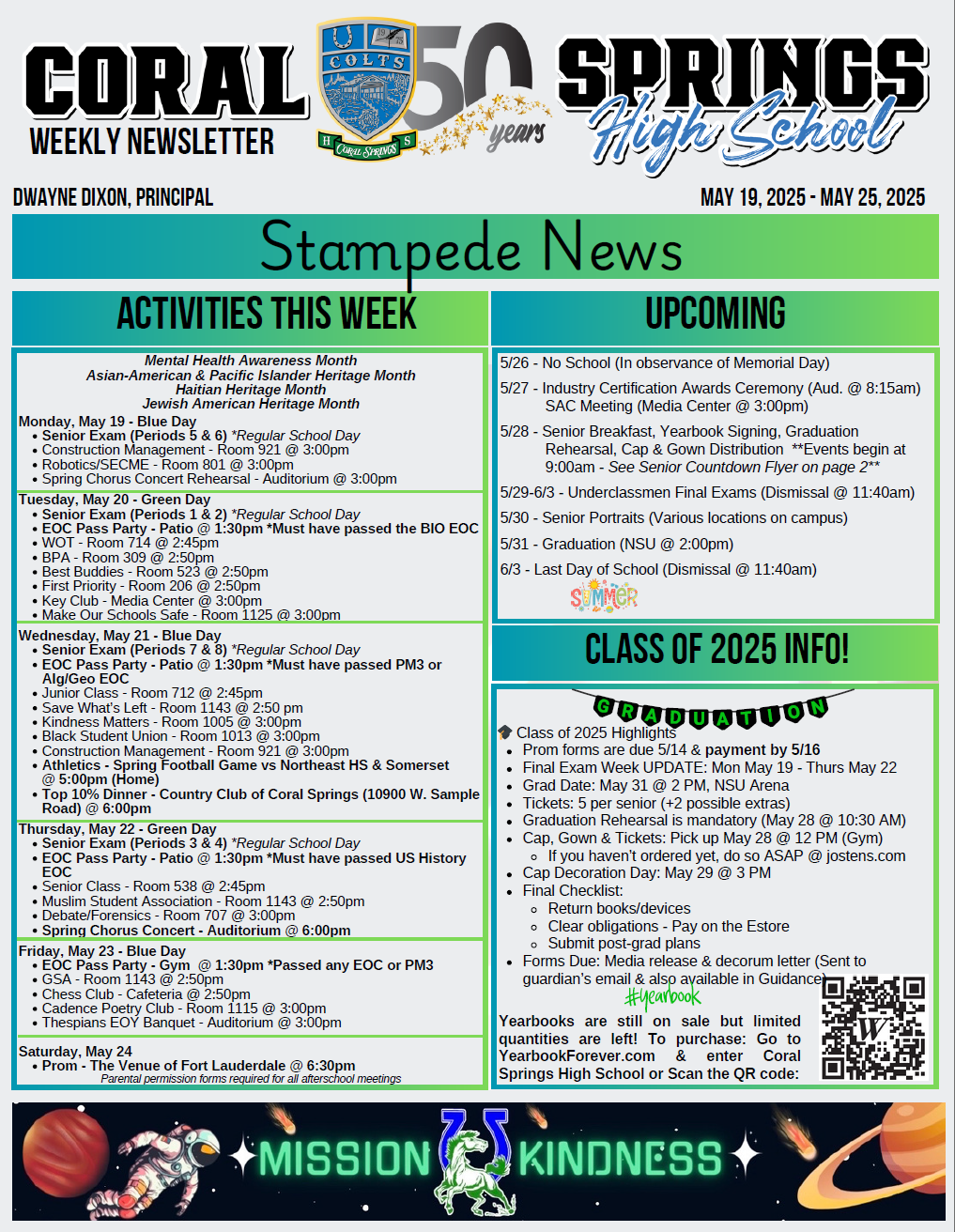  Stampede News - 05/19/25 - 05/25/25