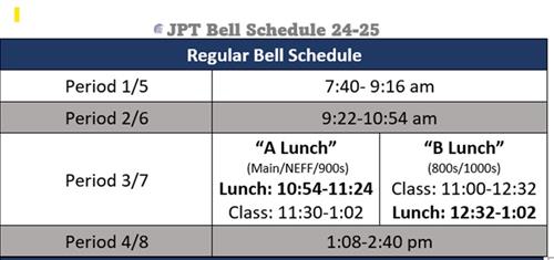 Bell Schedule