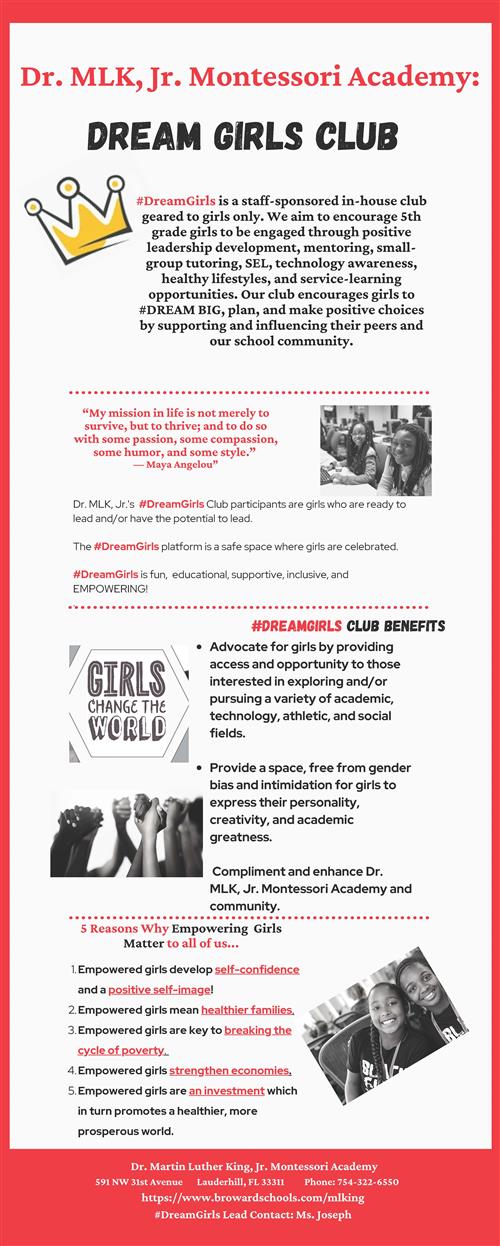 Dream Girls Flyer