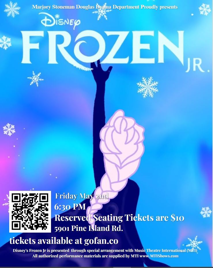  FROZEN May 2nd 6:30 PM  $10 reserved seats gofan.co