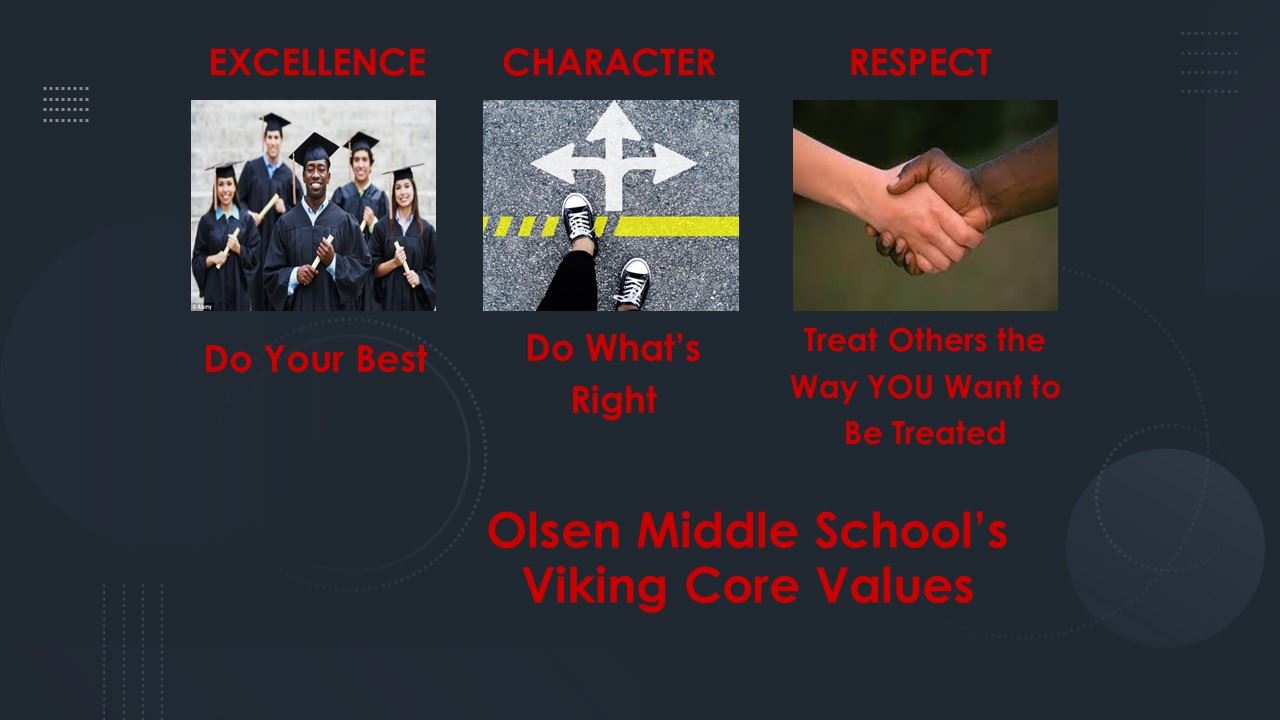 Olsen Middle School Core Values