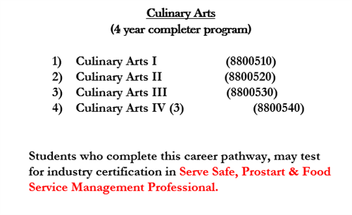 Culinary Arts 