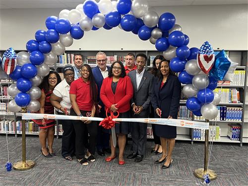 Media Center Ribbon Cutting