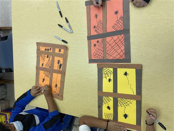 Student created art for Fall