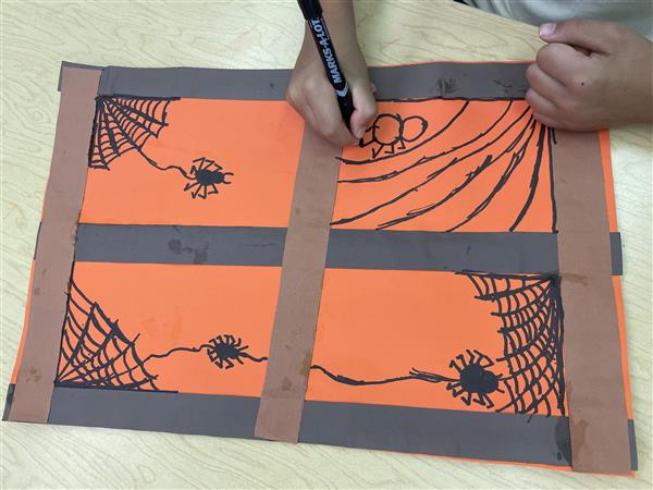 Student created art for Fall