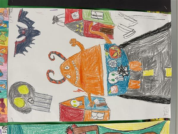 Student created art for Fall