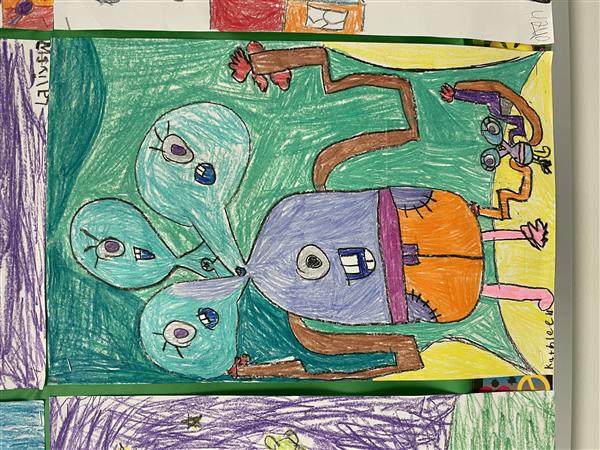 Student created art for Fall