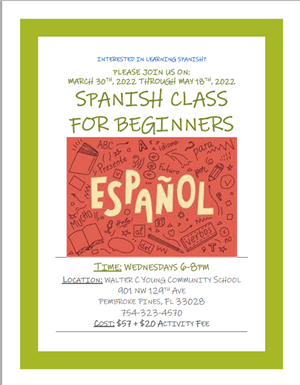 Broward Community Schools Flyer - Spanish 1